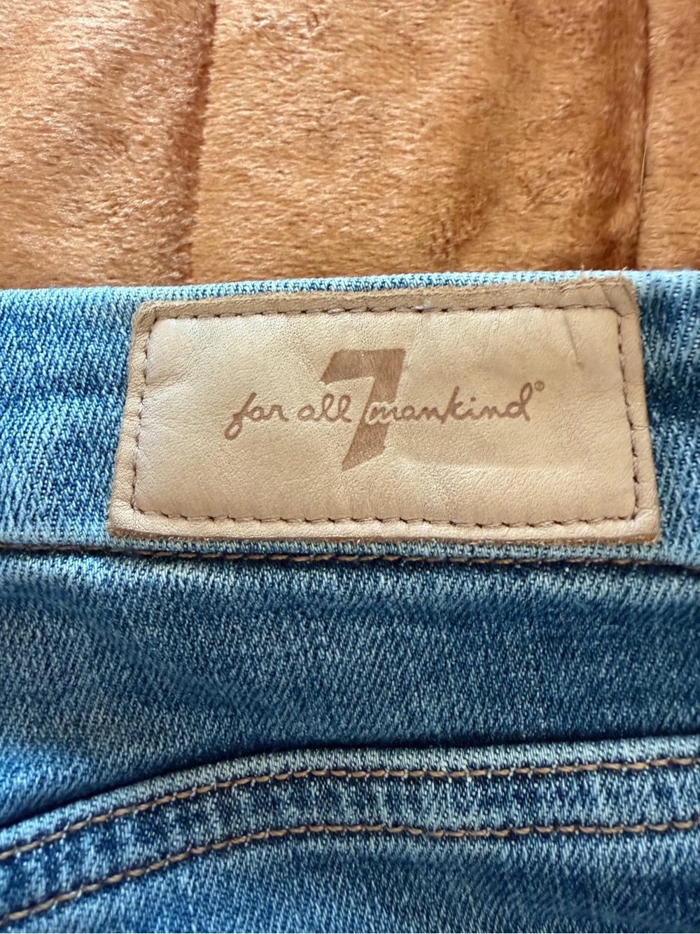 7 For All Mankind Luxe Vintage Aubrey High Rise Skinny Jeans - Picture 8 of 11